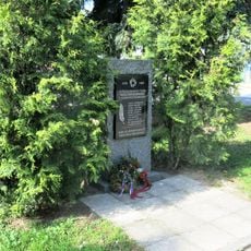 Pomník obětem okupace 1939-45 v Stankovského ulici v Čelákovicích