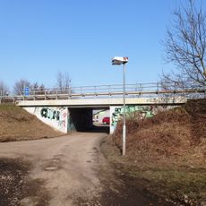 Most silnice I/50 přes podjezd Na Drahách - Škrabalka