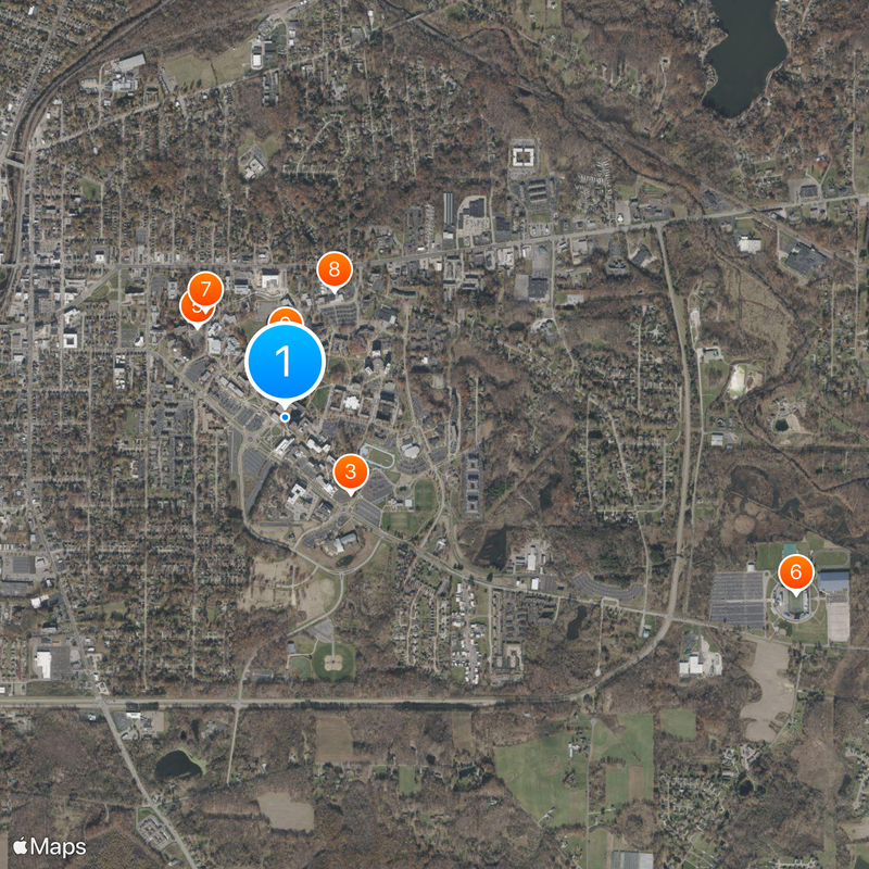 Kent State University Map
