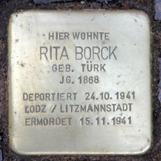 Stolperstein en memoria de Rita Borck