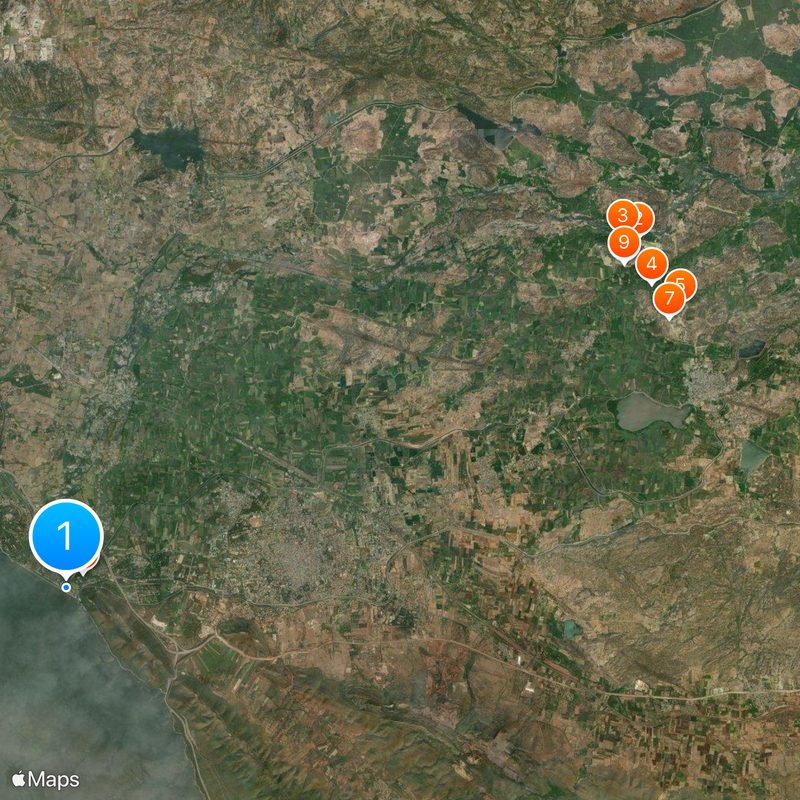 Tungabhadra Dam Map