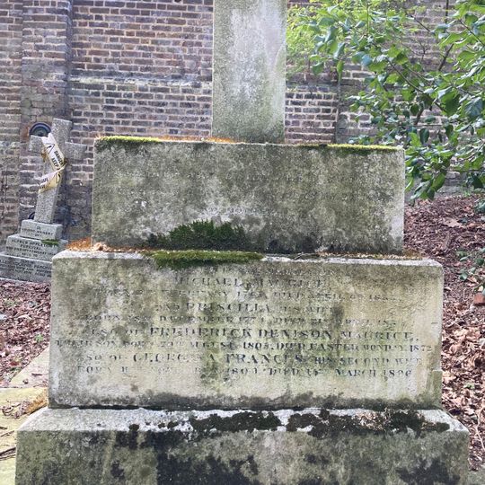 Monument To Frederick Denison Maurice In Highgate Cemetery