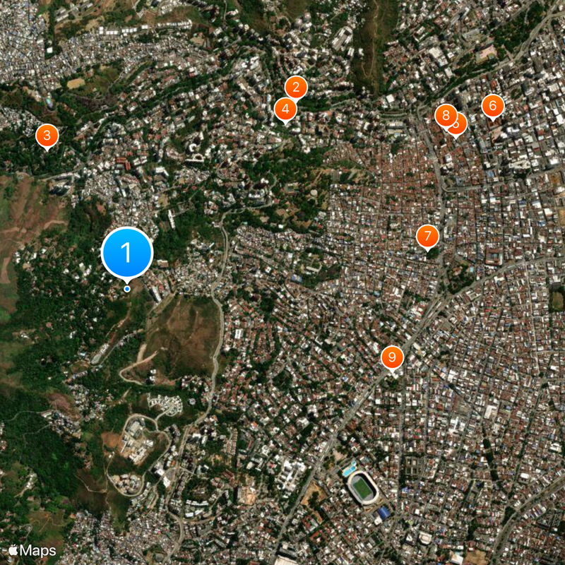 Statue du Christ-Roi Carte