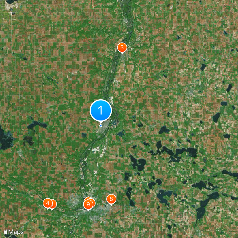 Gustavus Adolphus College Map
