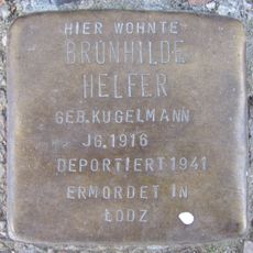 Stolperstein dedicated to Brunhilde Helfer