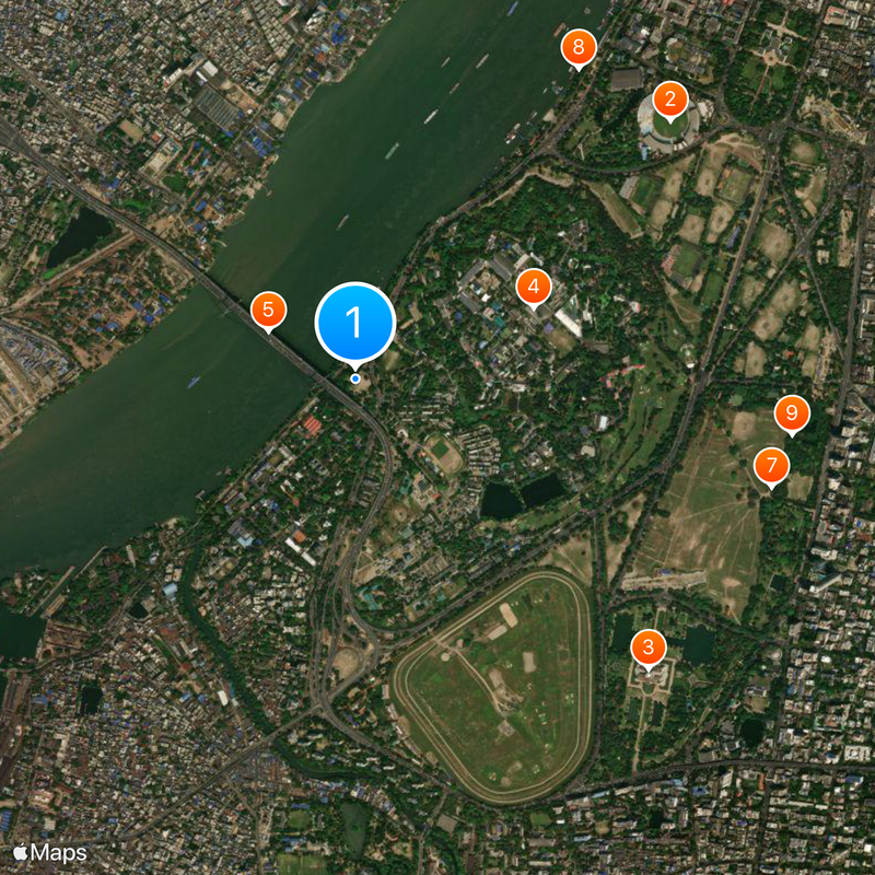 James Princep Memorial Map