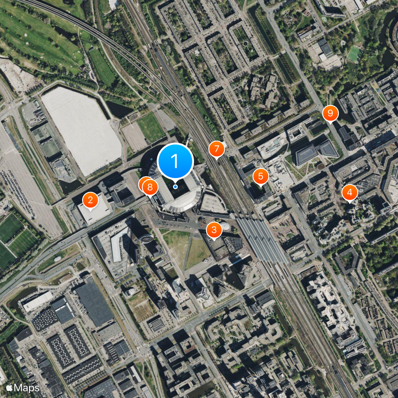 Johan Cruijff Arena Mapa