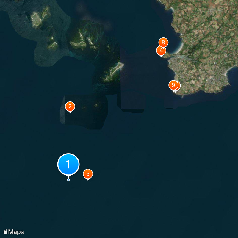 Iroise Sea Map