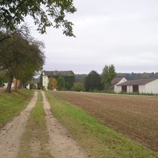Gutshof Tempelhof, große Dreiseit-Hofanlage, ehemals im Besitz des Templerordens, jetzt in Privatbesitz