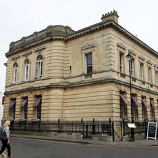 County Court With Attached Gate Pier Wall And Railings