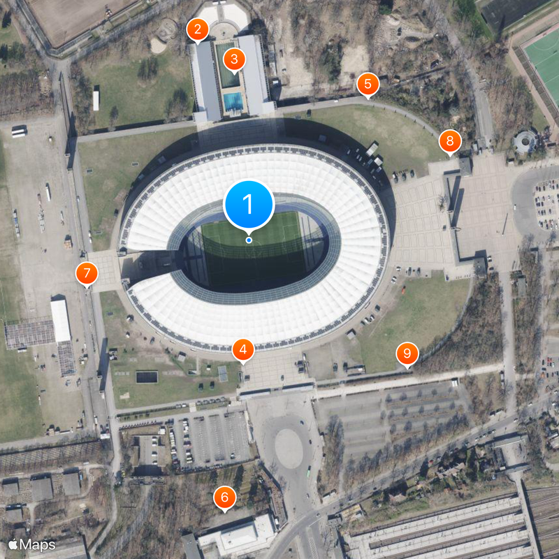 Olympiastadion Berlin Karte