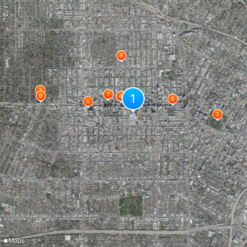 Ambassador Hotel Map