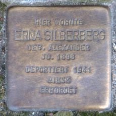 Stolperstein dedicated to Erna Silberberg