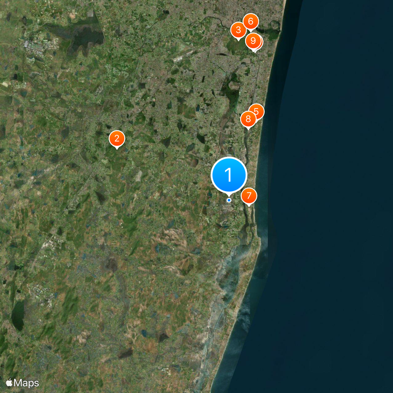 Chennai Mathematical Institute Map
