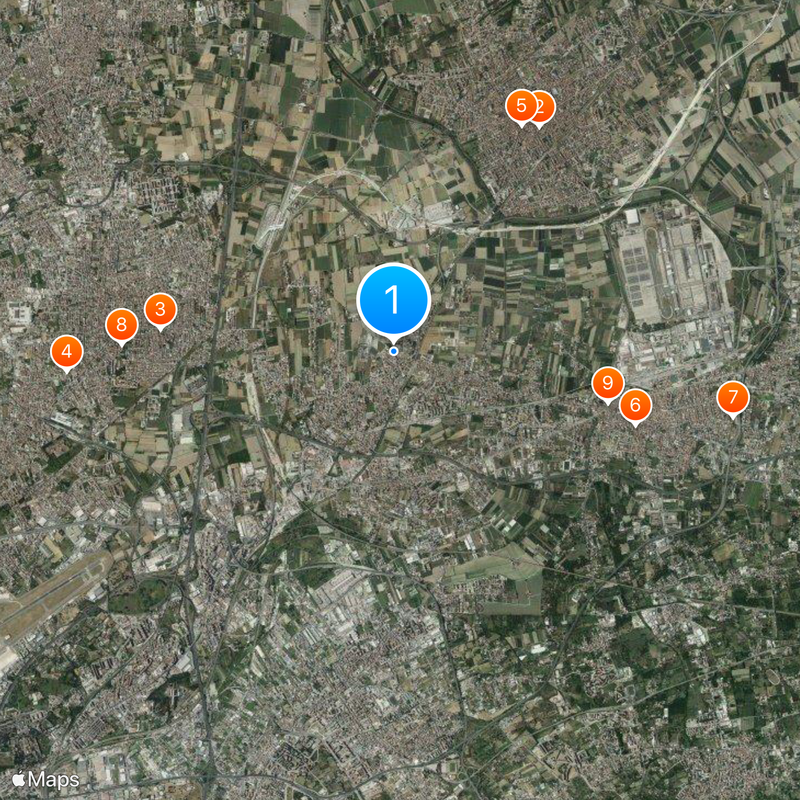 Casalnuovo di Napoli Kaart