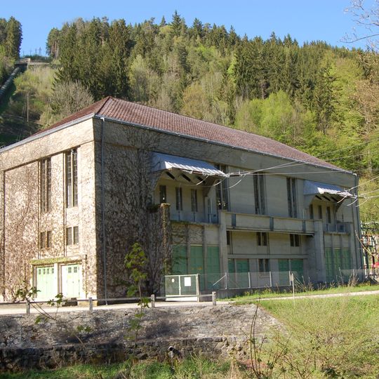 Kraftwerk Partenstein 110-kV-Schalthaus