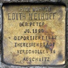 Stolperstein dedicated to Edith Neihoff