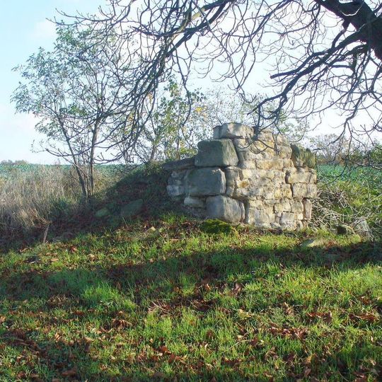 Kaplička u polní cesty severně od Střížovic