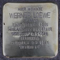 Stolperstein em memória de Werner Loewe