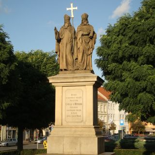 Statue of Cyril and Methodeus, Třebíč