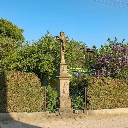 Kříž v Zábřehu na Skaličce naproti kapli