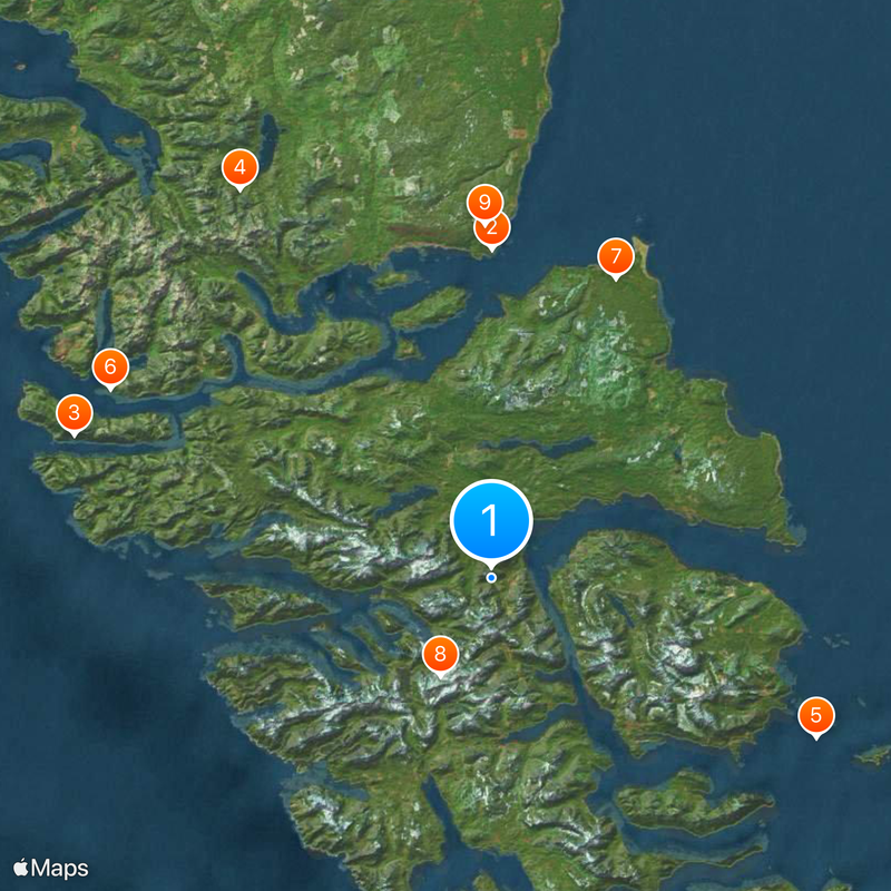 British Columbia Coast Map