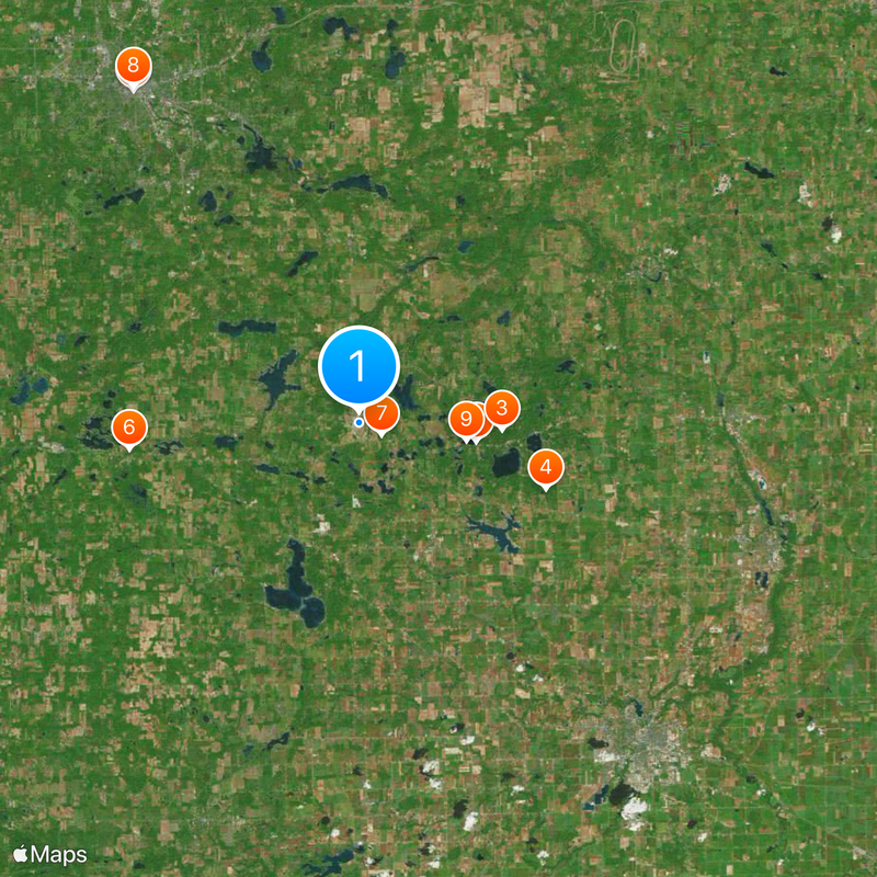 Michigan International Speedway Mapa