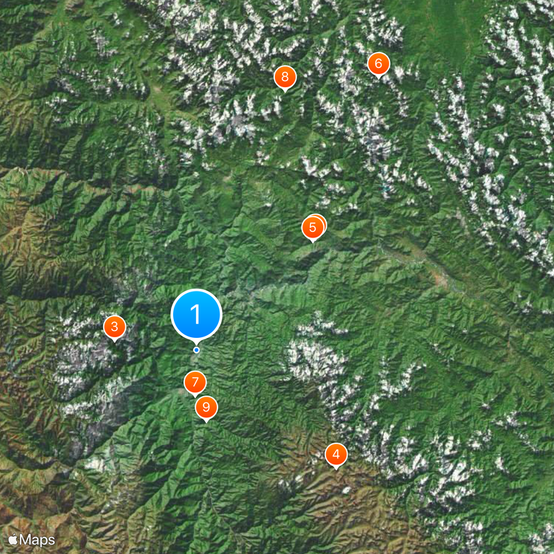 Provinz Chanchamayo Karte