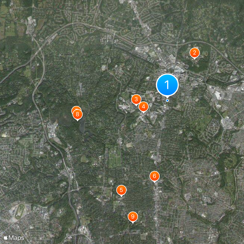 Towson University Mapa