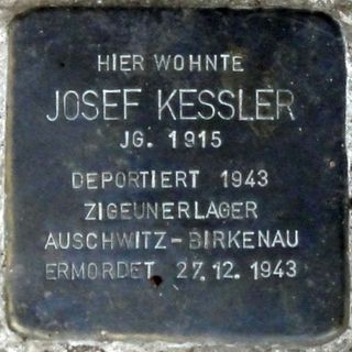 Stolperstein en memoria de Josef Kessler