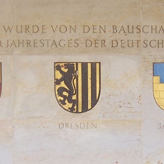 Städtewappen Hauptstraße, Dresden