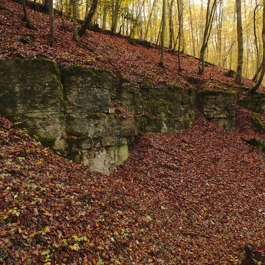 Kalksteinbruch am Blies-Grenz-Weg