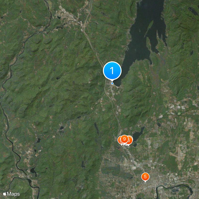 Fort William Henry Mapa