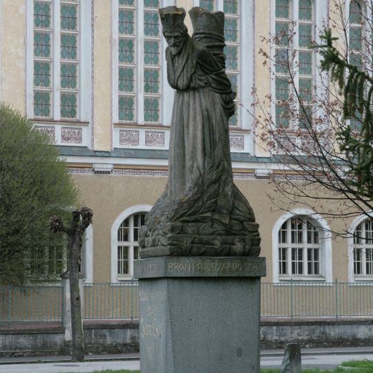 Statue of Jan Hus in Sušice