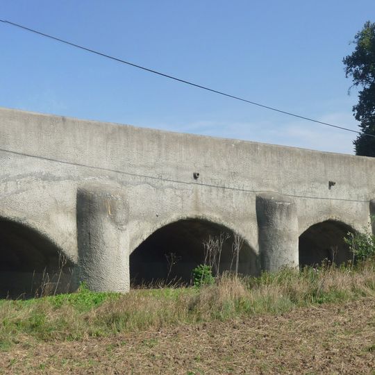 Inundation bridge in Postoloprty