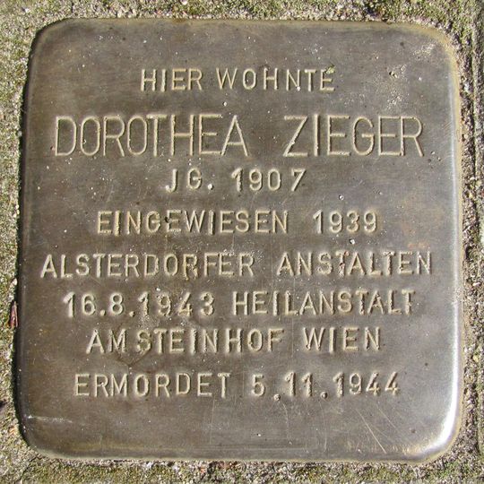Stolperstein für Dorothea Zieger