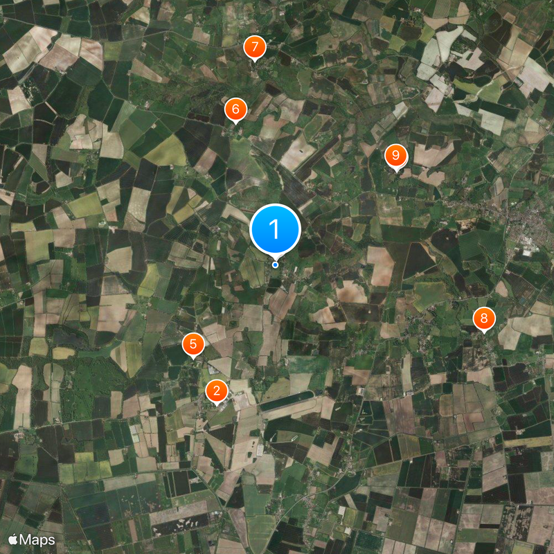 Bolingbroke Castle Map