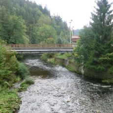 Most přes Jizeru k čističce odpadních vod v Jablonci nad Jizerou