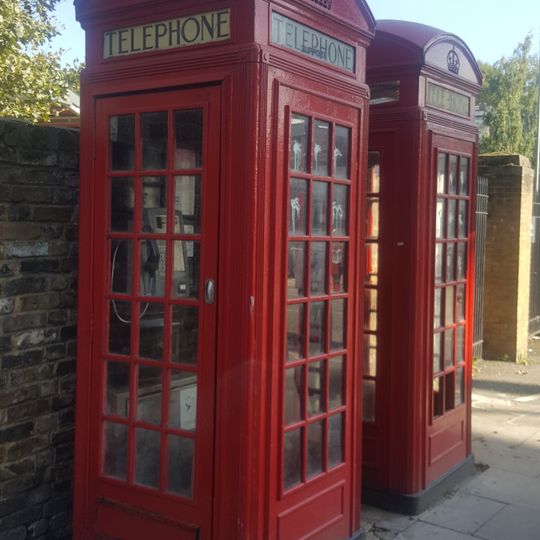 Two K2 Telephone Kiosks