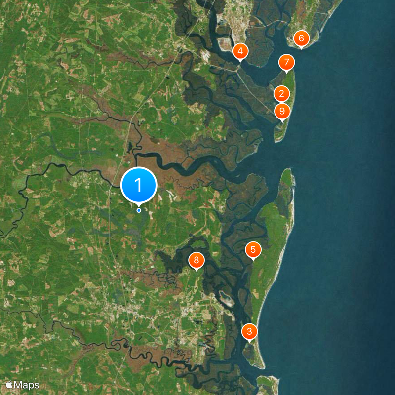 Contea di Camden Mappa