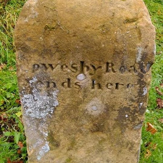 Boundary Stone On East Side Of Junction With Cophill Lane