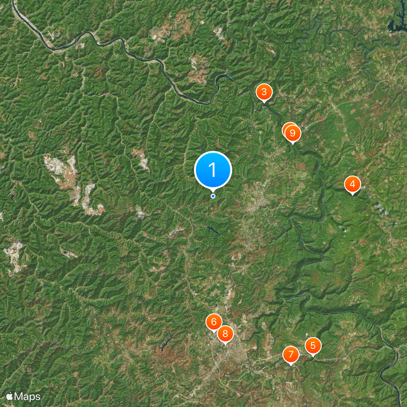 West Virginia's 3rd congressional district Map