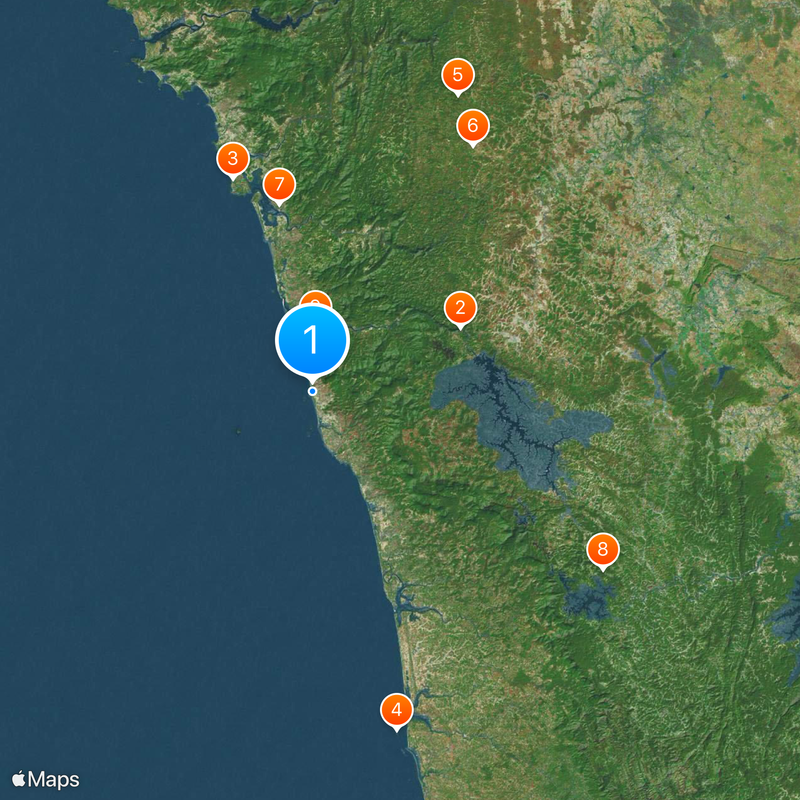 Murudeshwara Map