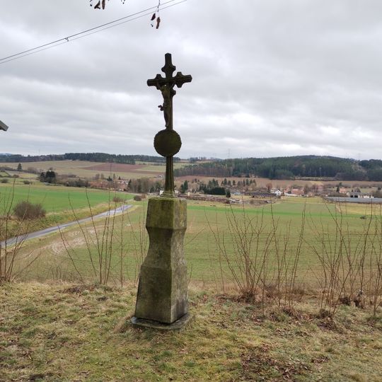 Kříž u silnice na Borotice