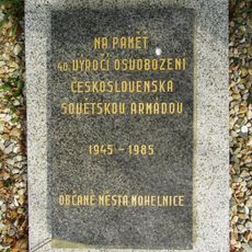 Pamětní deska v Mohelnici na hřbitově