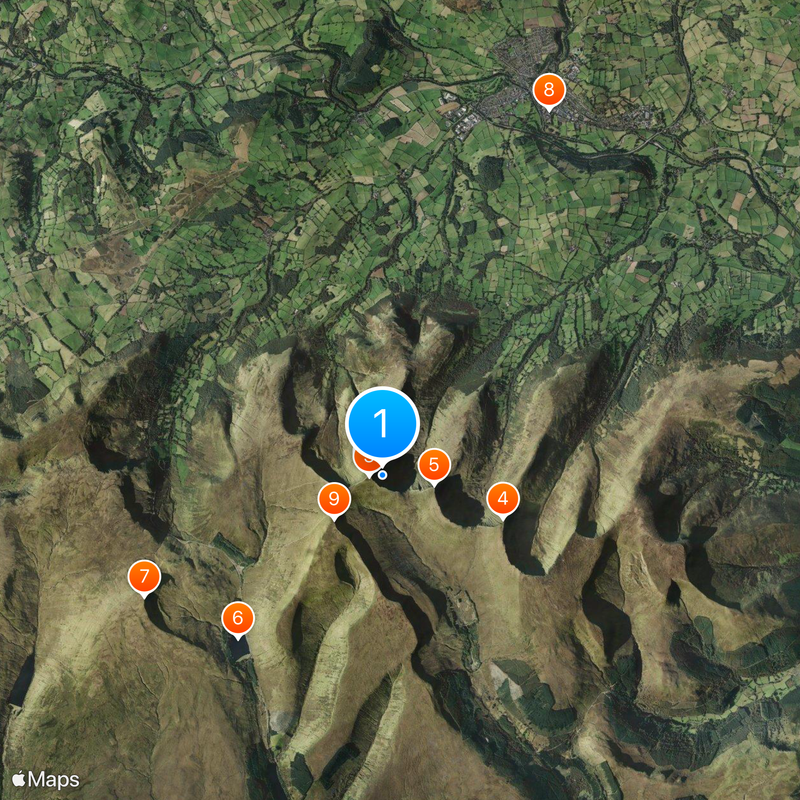 Brecon Beacons Map