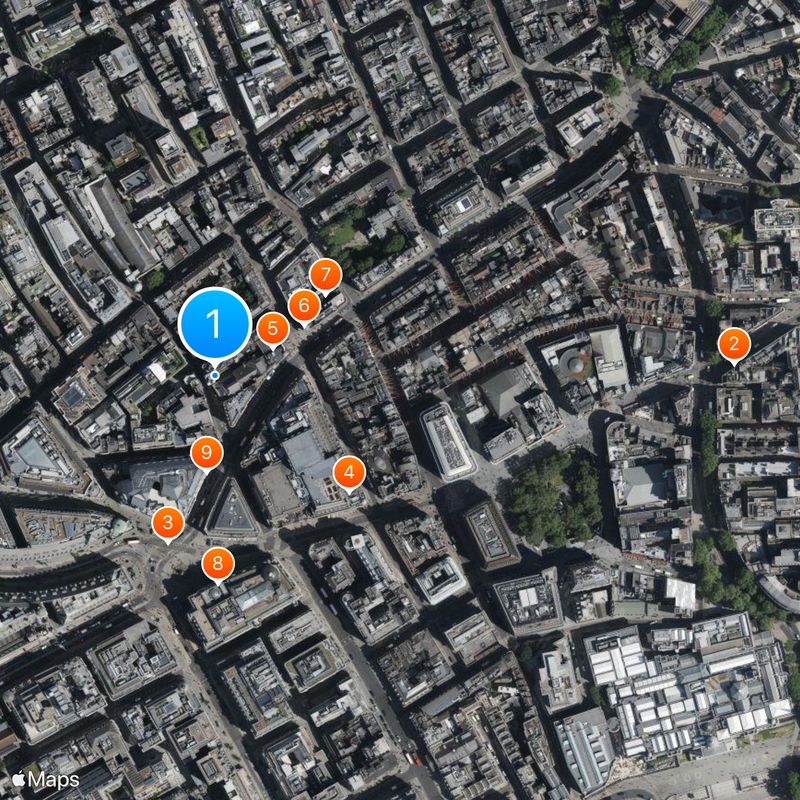 Windmill Theatre Map