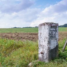 Sächsisch-Preußischer Grenzstein: Pilar Nr. 158