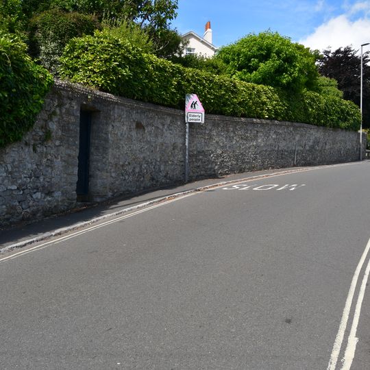 Garden Wall To Old Vicarage And Burley Along Silver Street