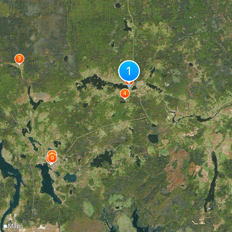 Ferapontov Monastery Map